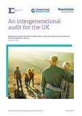Resolution Foundation intergenerational audit front cover
