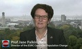 Professor Jane Falkingham CBE on BBC Talking Business: Credit: BBC