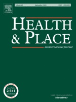 Front cover of Health & Place journal